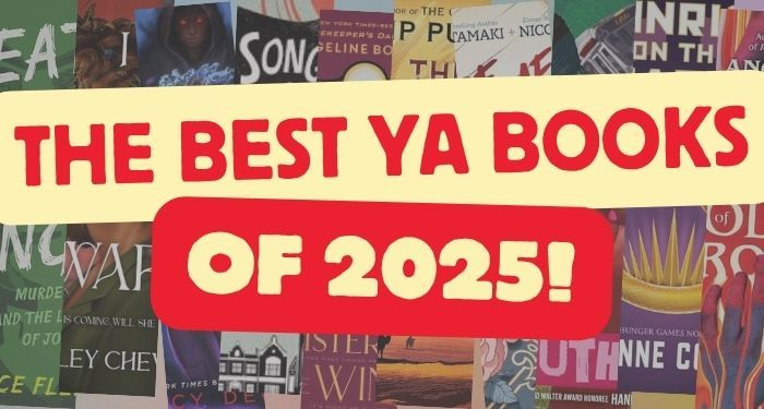 book cover collage of the best ya books of 2025