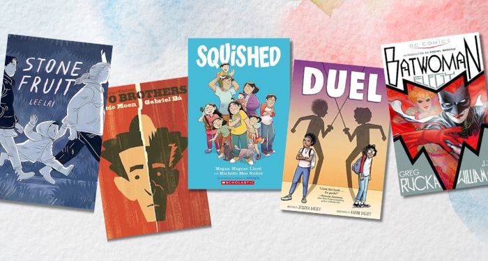 cover collage of comics about sibling relationships