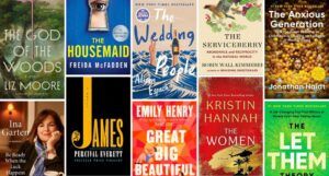 collage of most popular library books in 2025